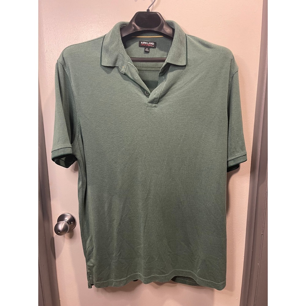 Kirkland Mens Polo Green‎ Size XL